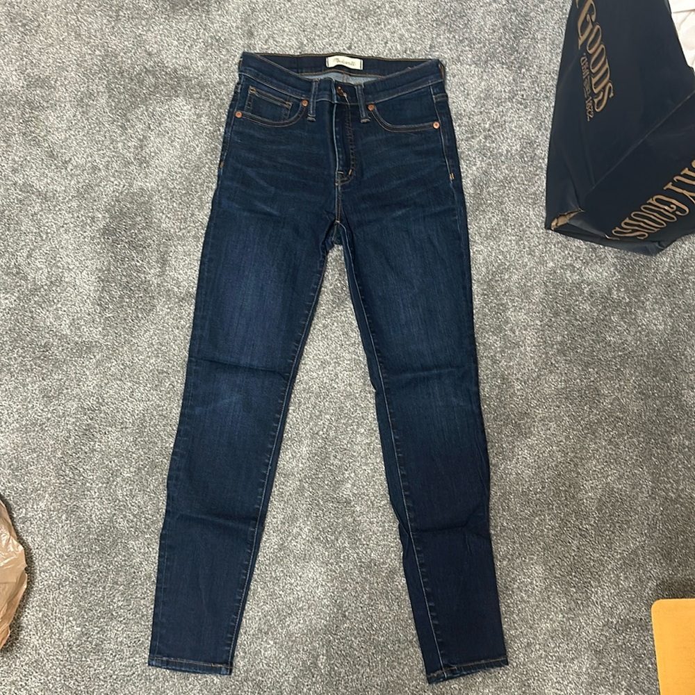 Madewell high rise skinny jeans